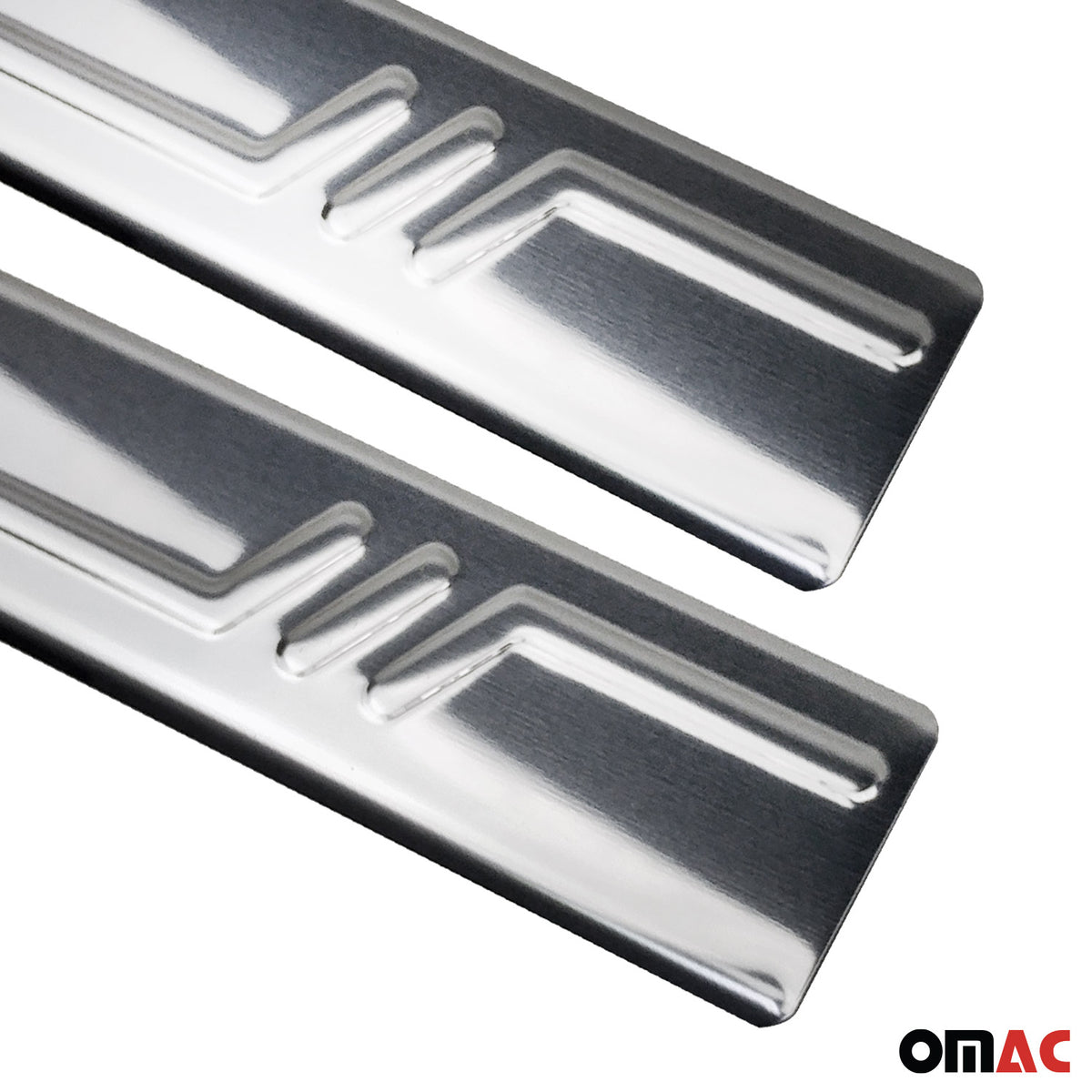 2x Protection Seuils de Portes pour Opel Astra H 2004-2010 Acier Inox Chromé