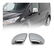 Coques de Rétroviseurs pour Ford Transit Connect 2014-2019 Pre-FL en ABS Argent