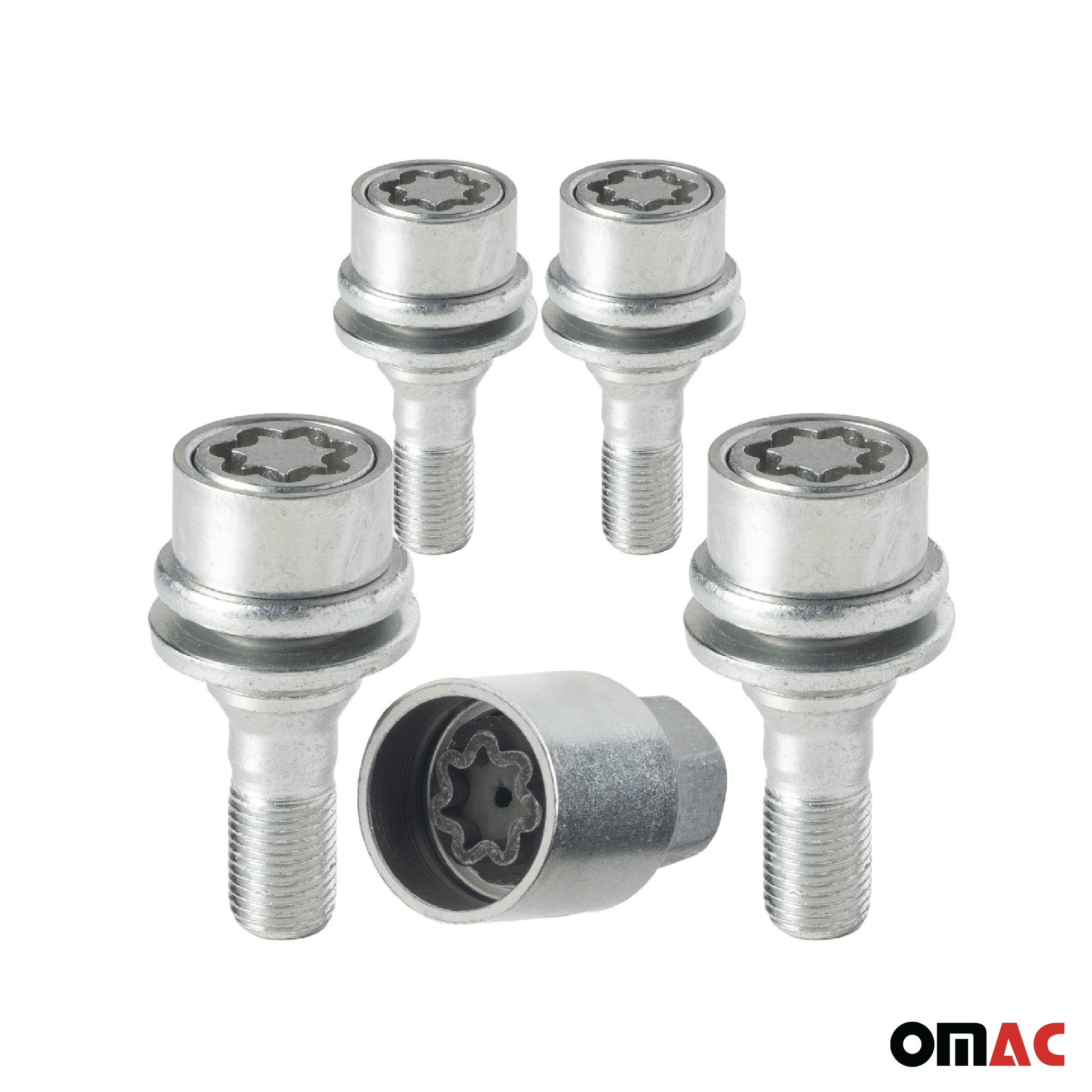 Vis de roue antivol pour Citroën C5 jusqu’en 2002 Gris lot de 4 M12X1,25