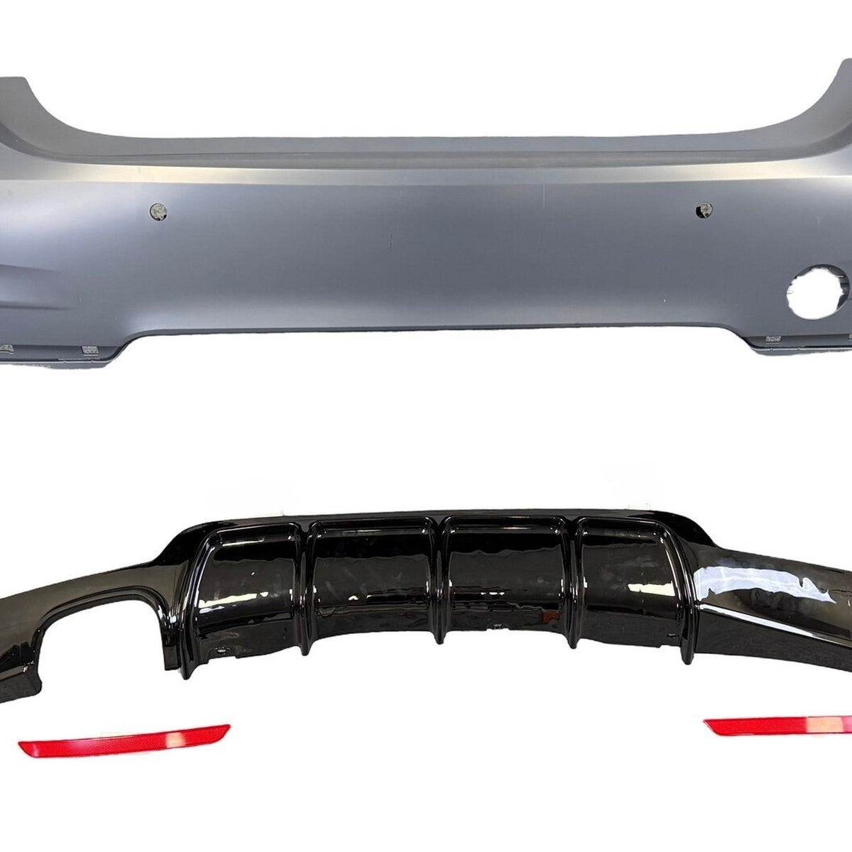 JOM Kit Pare-chocs pour BMW F36 Gran Coupé 2014–17 MT VA/HA (PDC/SRA) Seitenschweller