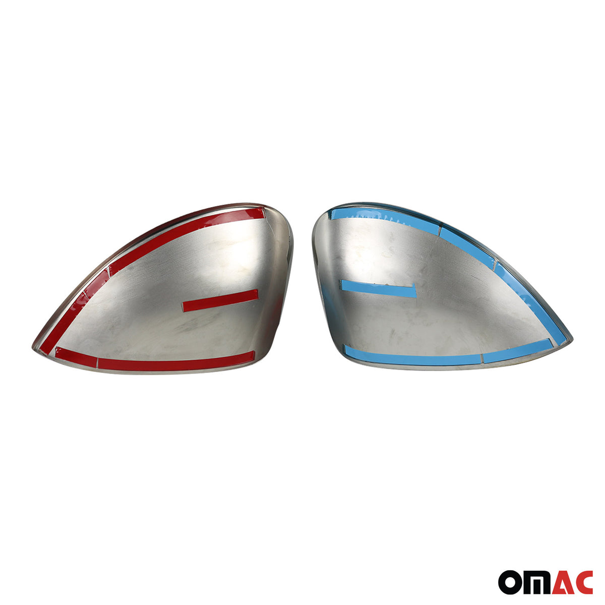 Coques de Rétroviseurs pour Seat Exeo 2008-2013 en Acier Inoxy Chromé Argent