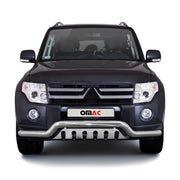 Pare-Buffle Avant Pour Mitsubishi Pajero 2007-2014 en Argent