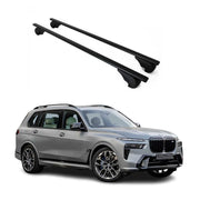 Barres de toit transversales pour BMW X7 G07 2019-2024 Fer Noir