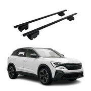 Barres de toit Transversales pour Renault Austral 2022-2026 Acier Noir 2Pcs