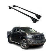Barres de toit Transversales pour Mercedes Classe X 470 2017-2020 Fer Noir