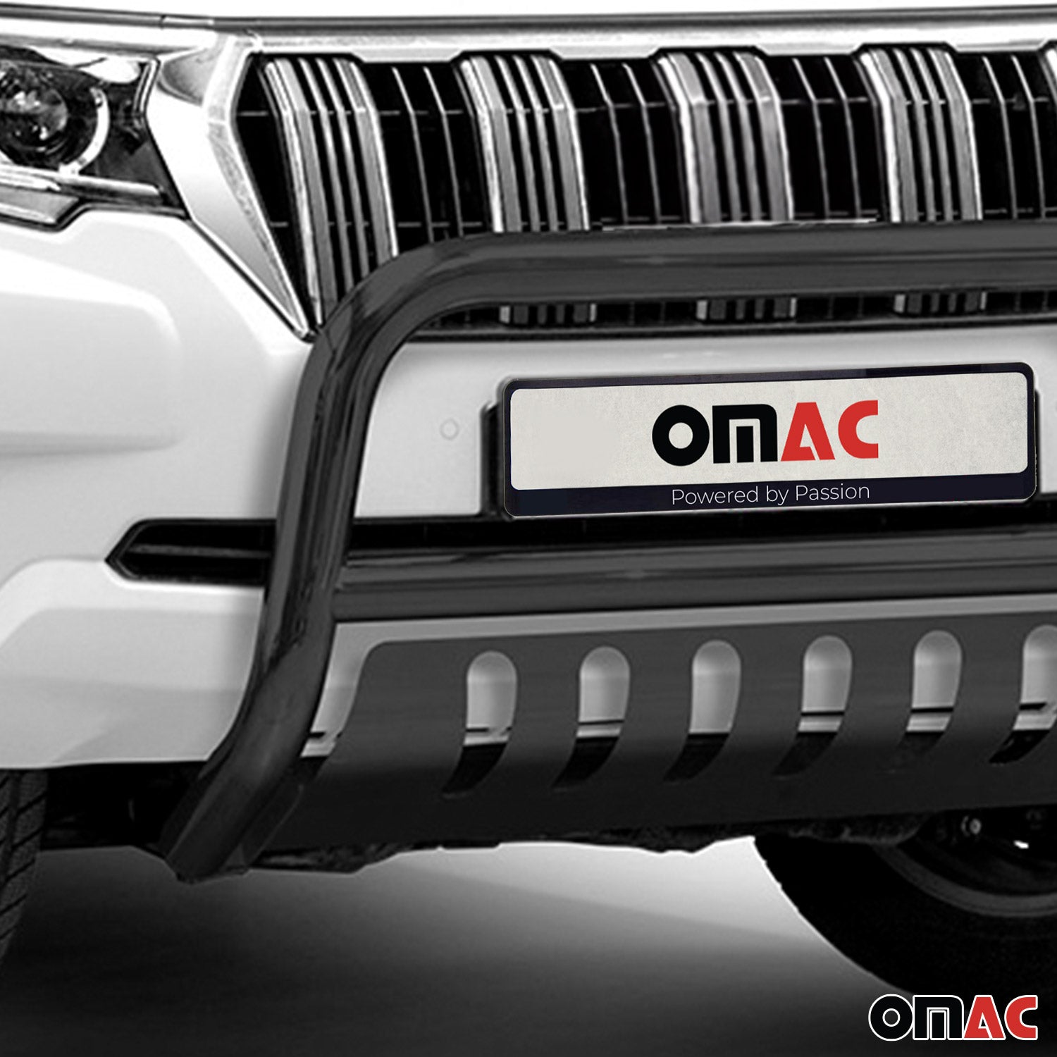 Pare-Buffle Avant Pour Toyota Land Cruiser 150 2019-2023 Noir en Acier