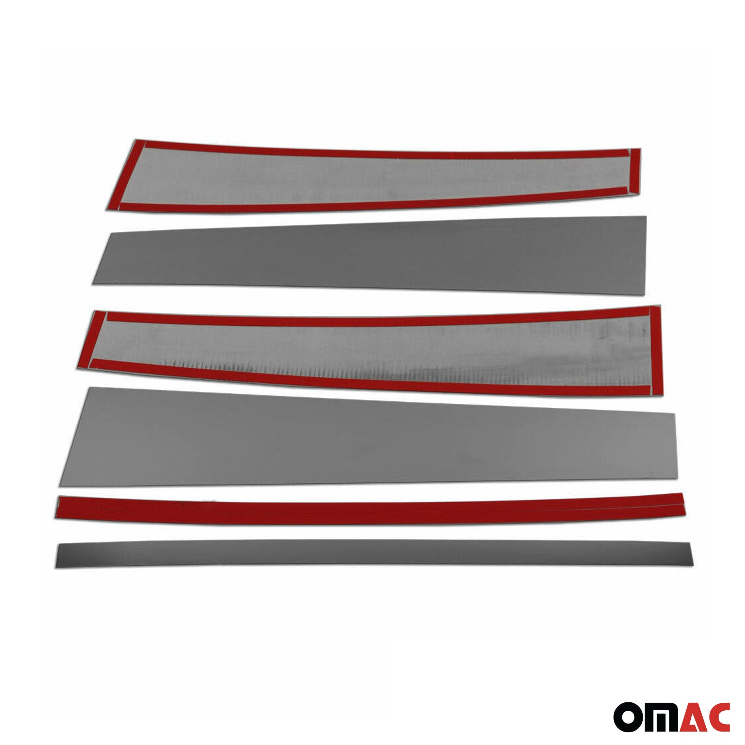 Couverture Garniture de pilier B pour Range Rover Sport 2005-2013 inox Foncé 6x