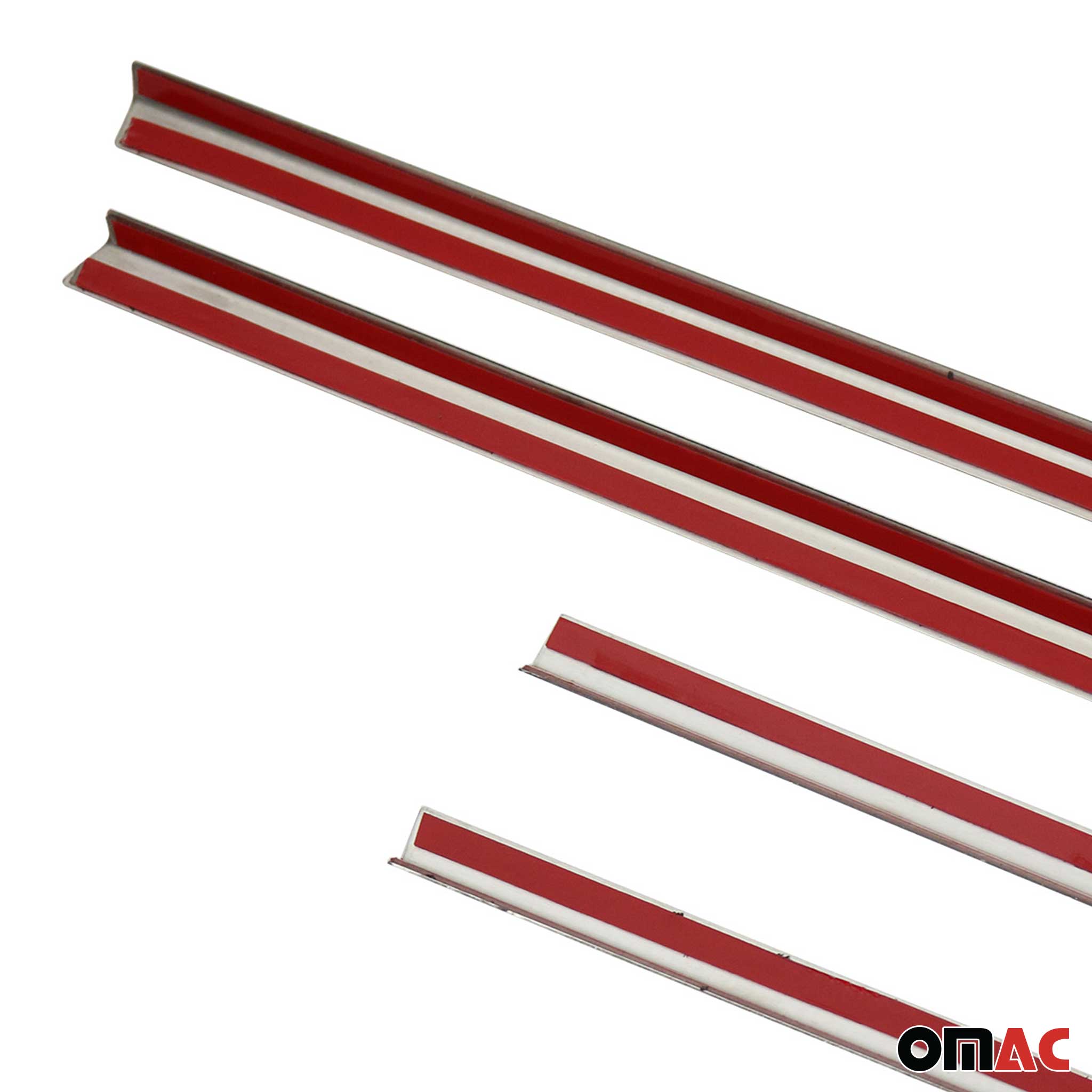 Garniture de fenêtre pour BMW Série 3 E46 Berline 1998-2005 Acier Inox 4Pcs