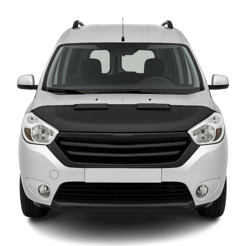 Protège Capot pour Dacia Dokker 2012-2021 Masque de voiture vinyle Noir
