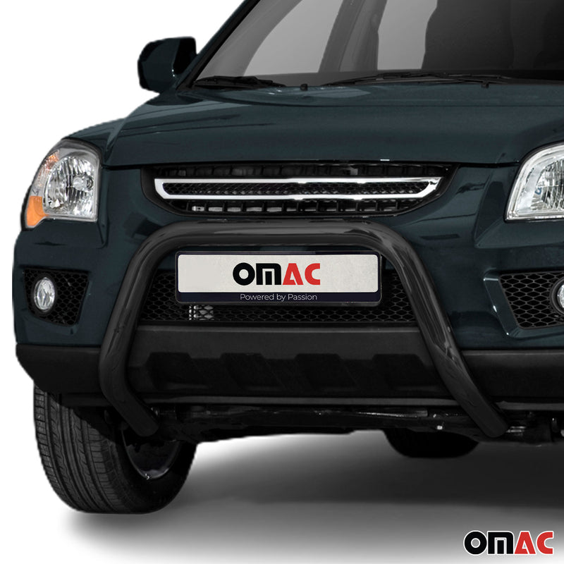 Pare-Buffle Avant Pour Kia Sportage 2008-2010 Acier Inoxydable Noir