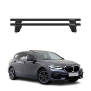 Menabo Barres de toit transversales pour BMW Série 1 F40 2019-2024 Alu Noir