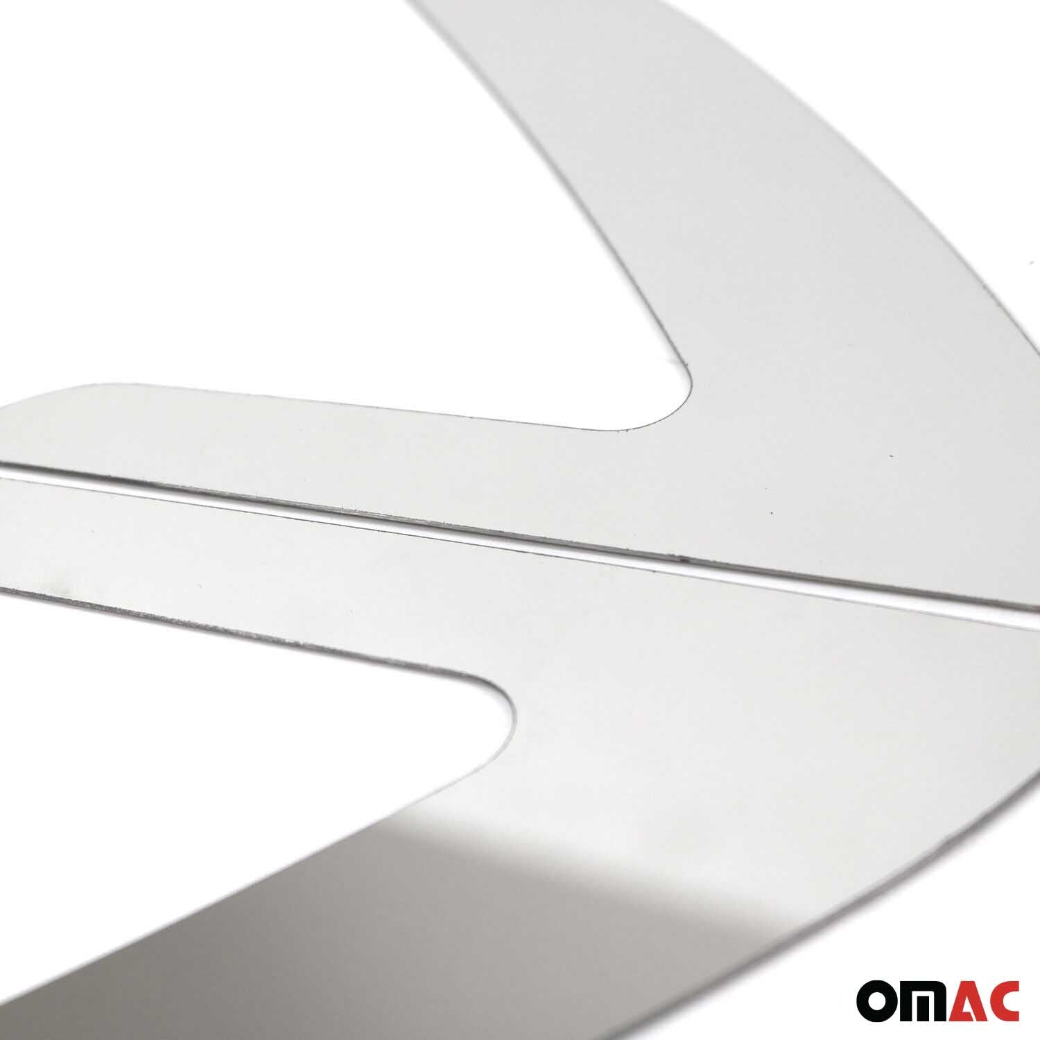 Bandes décoratives latérales chromées pour Toyota Corolla 2013-2019 inox 2Pcs