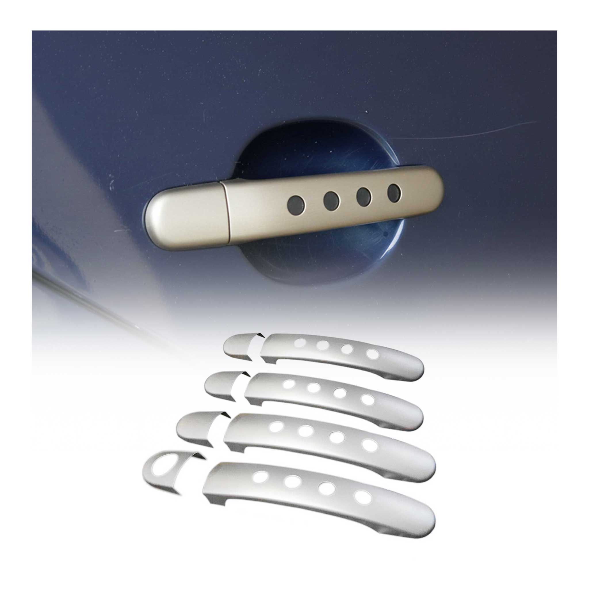 Couverture Poignée de porte pour VW Up 2011-2023 4 portes Acier inox 8Pcs