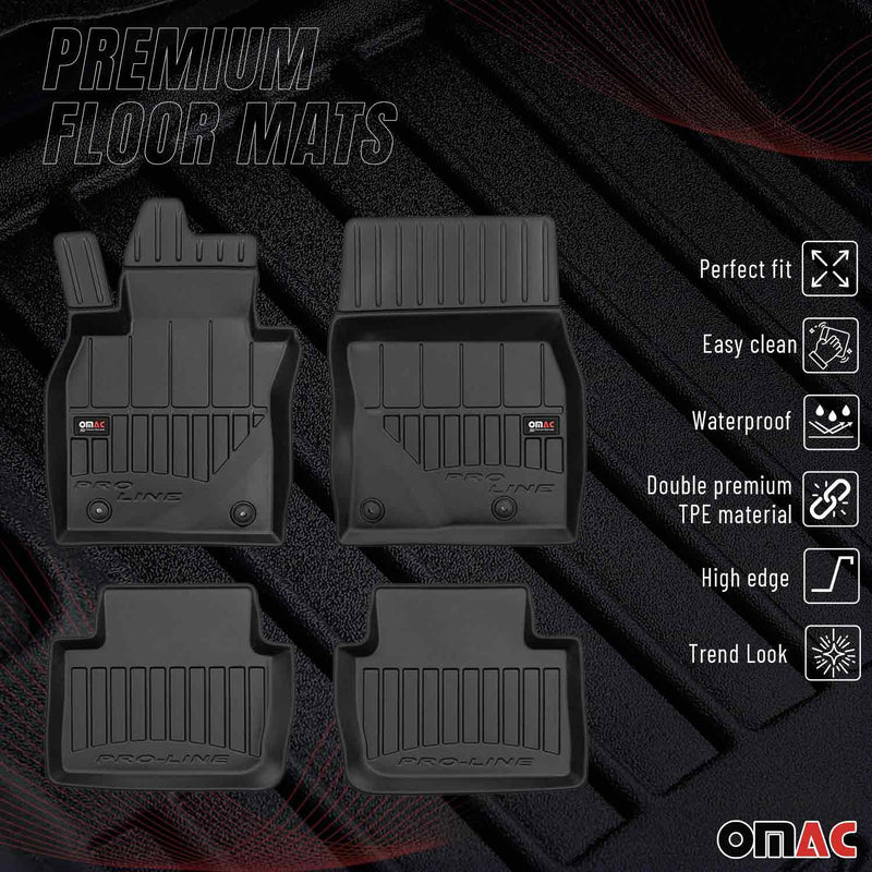OMAC Tapis de sol en caoutchouc pour Mazda CX-30 2019-2025 Noir Premium