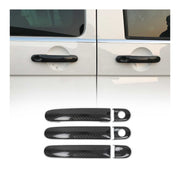 Couverture Poignée de porte pour VW T6 T6.1 tout 2015-2024 3Portes H2 Carbone