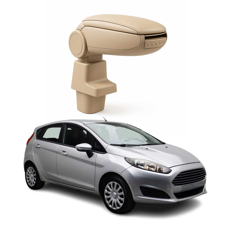 Accoudoir pour Ford Fiesta 2009-2016 Vinyl Abs Beige