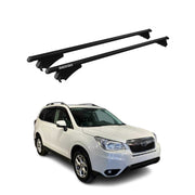 Tiger Barres de toit transversales pour Subaru Forester IV 2013-2018 Noir