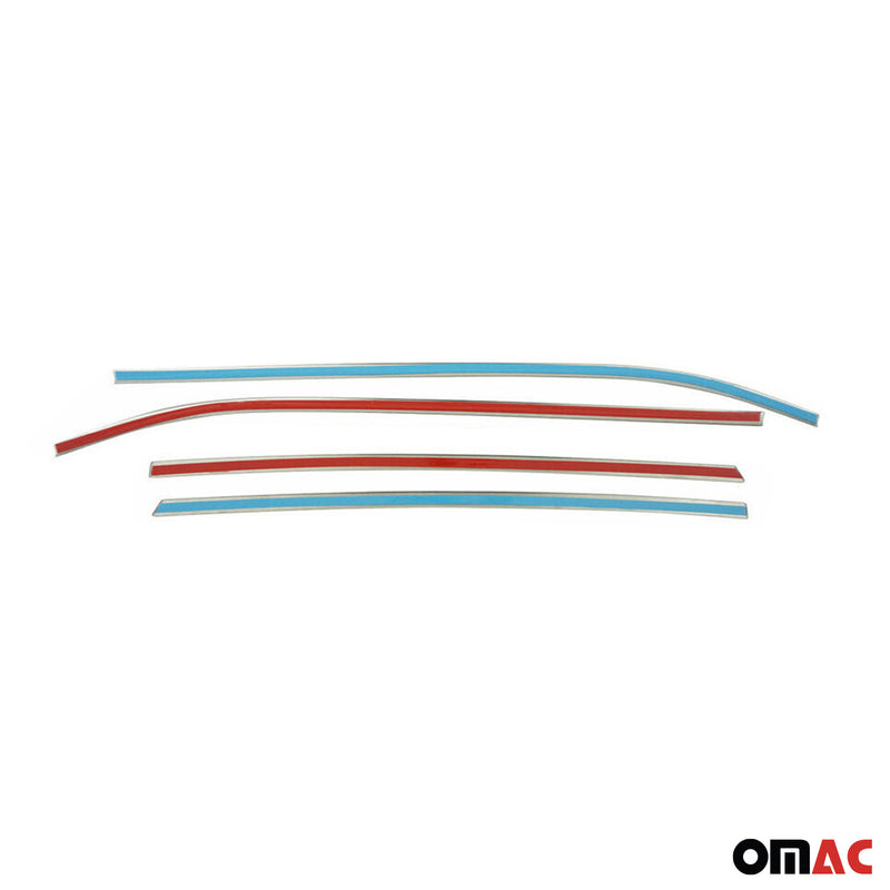 Garniture de Fenêtre pour Toyota Hilux 2015-2025 Acier Inox 4Pcs