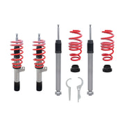 JOM Redline Combinés Filetés pour VW Golf 7 Berline/Sportsvan (Achslast VA 1080 kg)