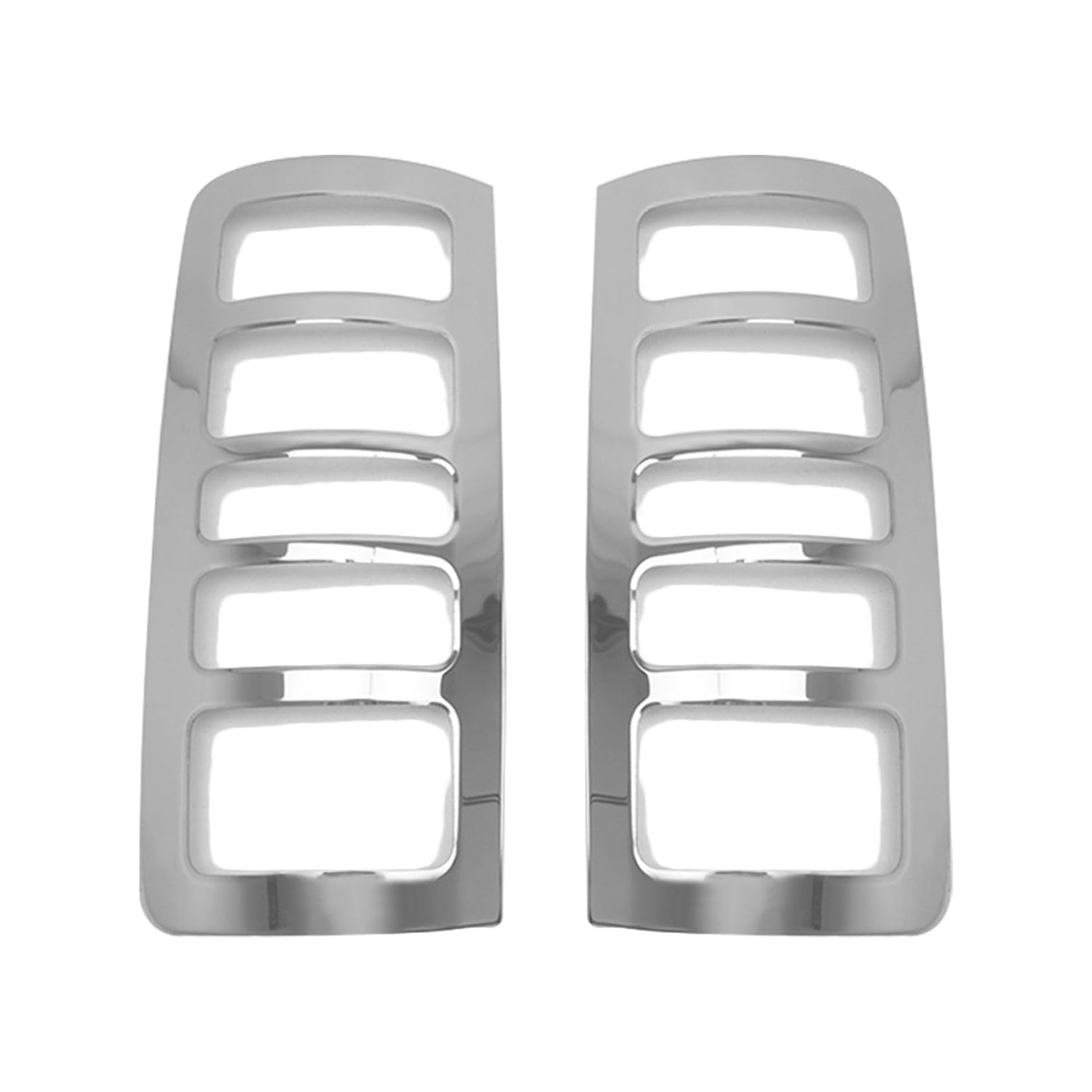 Cadre de Feu Stop Arrière pour Ford Connect 2002-2009 acier inox 2 Pcs