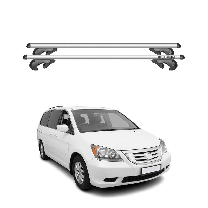 Barres de toit transversales pour Honda Odyssey 2008-2013 90kg Alu Gris
