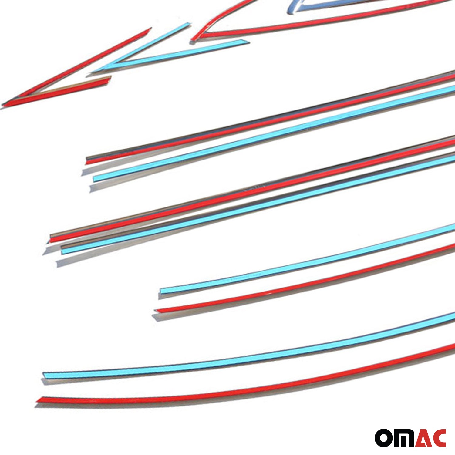 Garniture de Fenêtre pour Ford Focus Berline 2011-2018 Acier Inox 12Pcs