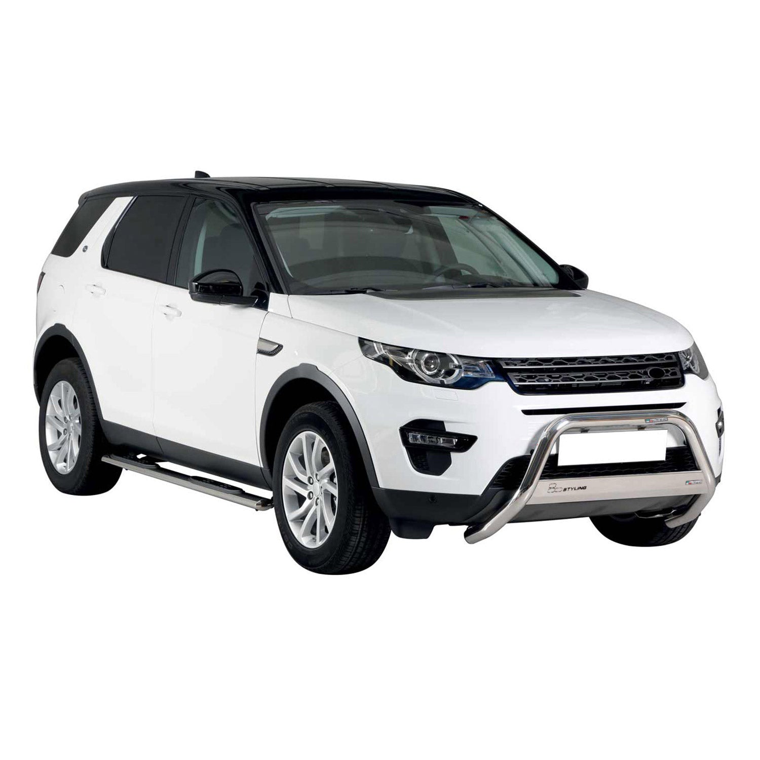 Pare-buffle Avant pour Land Rover Discovery Sport 2014-2018 63 mm en Acier Gris