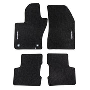 Tapis de Sol de Voiture pour Jeep Renegade 2015-2025 PHEV Velours Noir 4Pcs