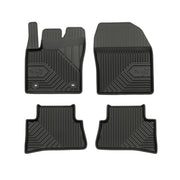 Tapis de Sol de Voiture pour Toyota C-HR I 2016-2023 TPE Antidérapant Noir 4Pcs