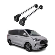 Barres De Toit Transversales pour Ford Transit Tourneo Custom 2023-2026 Alu 2Pcs