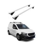 Barres de toit Transversales pour Mercedes Citan W420 2021-2026 Acier Gris 2Pcs
