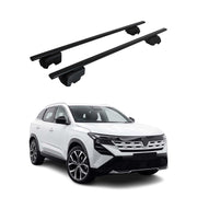 Barres de toit transversales pour Renault Boreal 2025-2026 Acier Noir