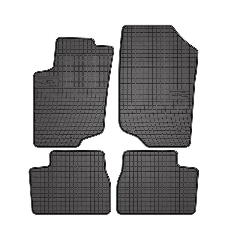 Tapis de Sol pour Peugeot 207 2006-2012 Caoutchouc Noir