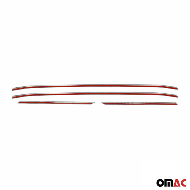 Moulure de Grille de Calandre pour Ford Transit 2018-2025 en Acier Chromé 4Pcs