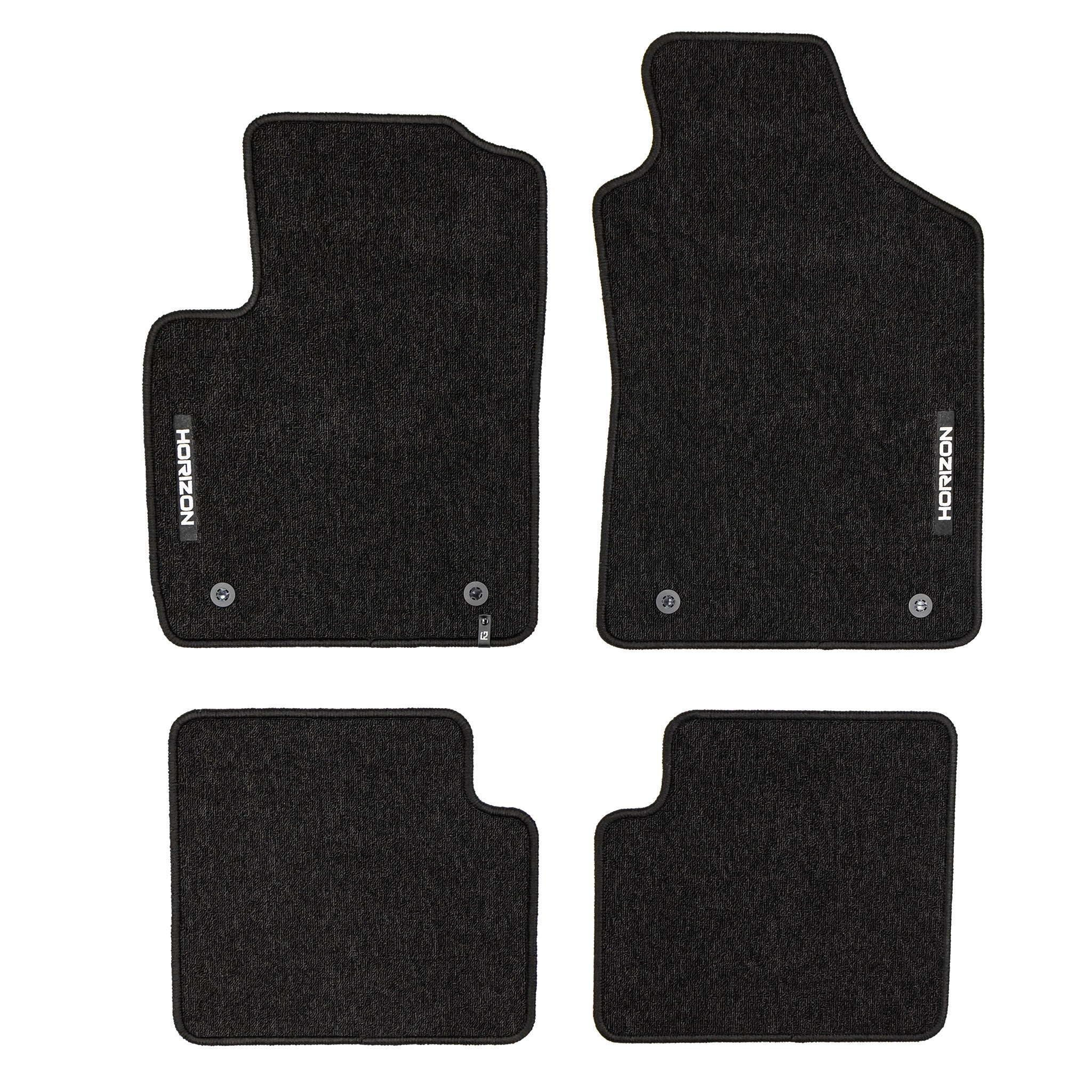 Tapis de Sol de Voiture pour Fiat 500 500C 2007-2026 Velours Imperméable 4Pcs