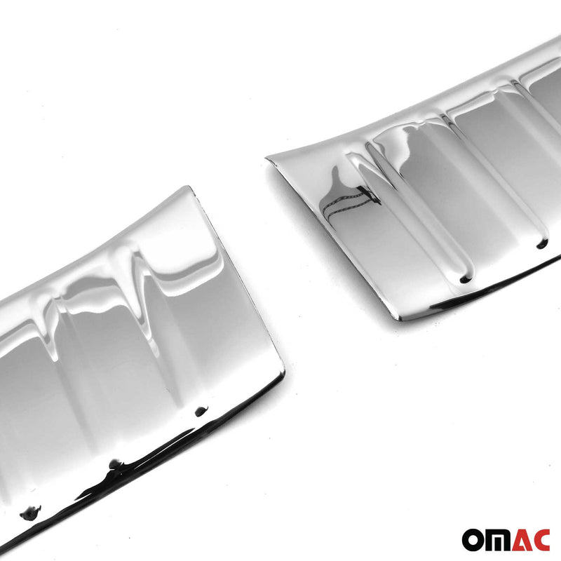 Protège-bord de coffre pour Hyundai Tucson 2022-2025 2Pcs en Acier Silver
