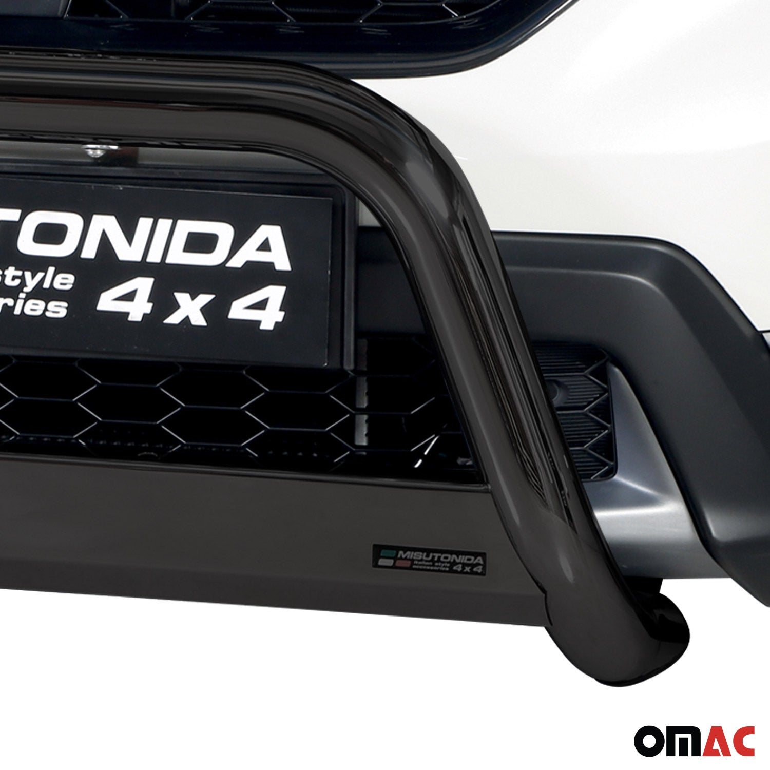 Pare-buffle Avant pour Honda CR-V VH 2017-2022 63 mm en Acier Noir
