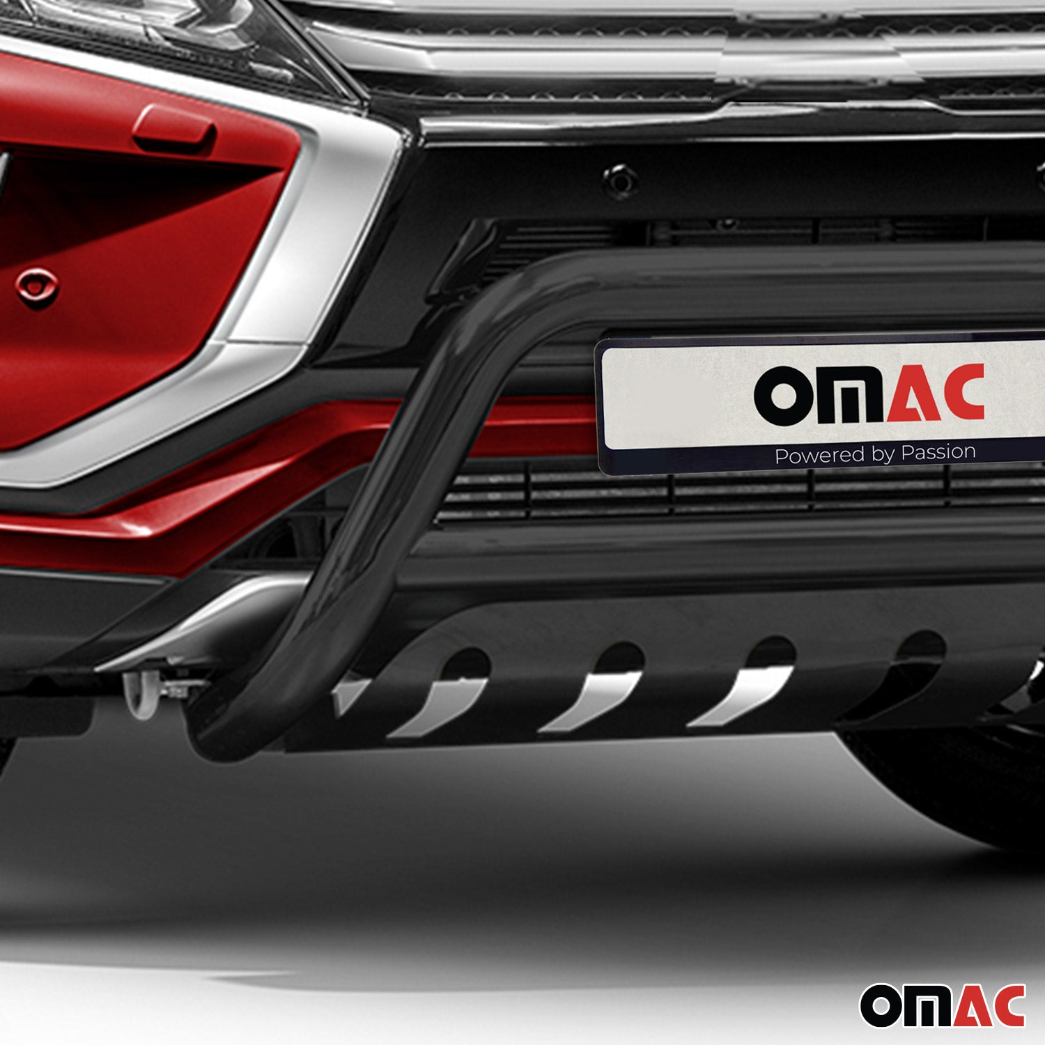 Pare-Buffle Avant Pour Mitsubishi Eclipse Cross 2018-2019 Noir Acier