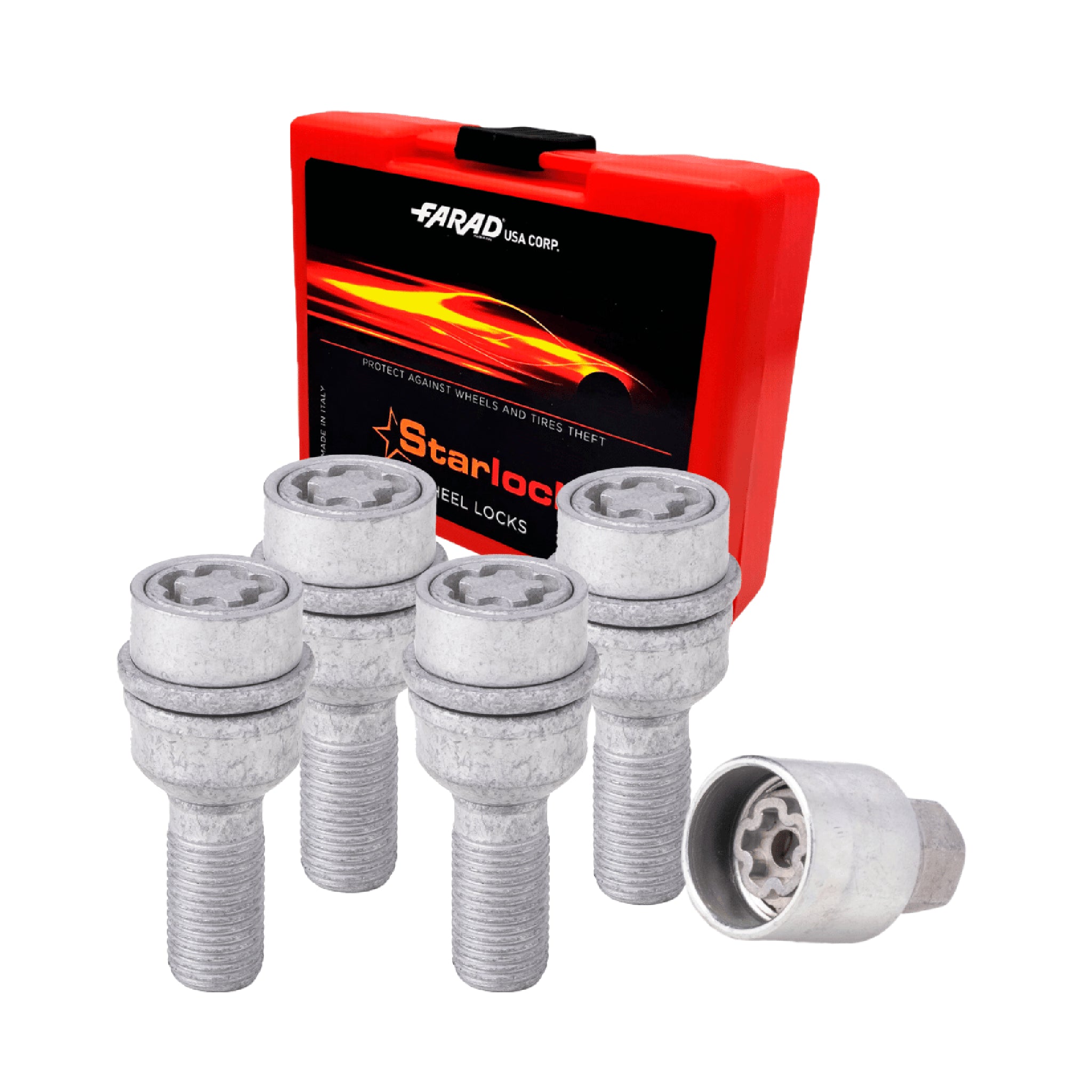 Vis de roue antivol pour Mercedes Classe GLE / GLS 63 AMG 2018-2026 Gris 4x