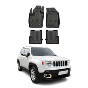 Tapis de Sol pour Jeep Renegade 2014-2022 TPE Noir