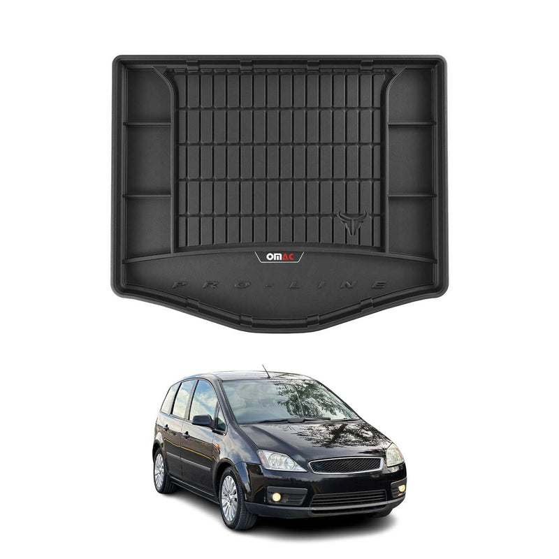 Tapis de Coffre pour Ford C-Max 2003-2010 TPE Noir