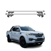 Barres de toit transversales pour Renault Alaskan 2016-2020 90kg Alu Gris