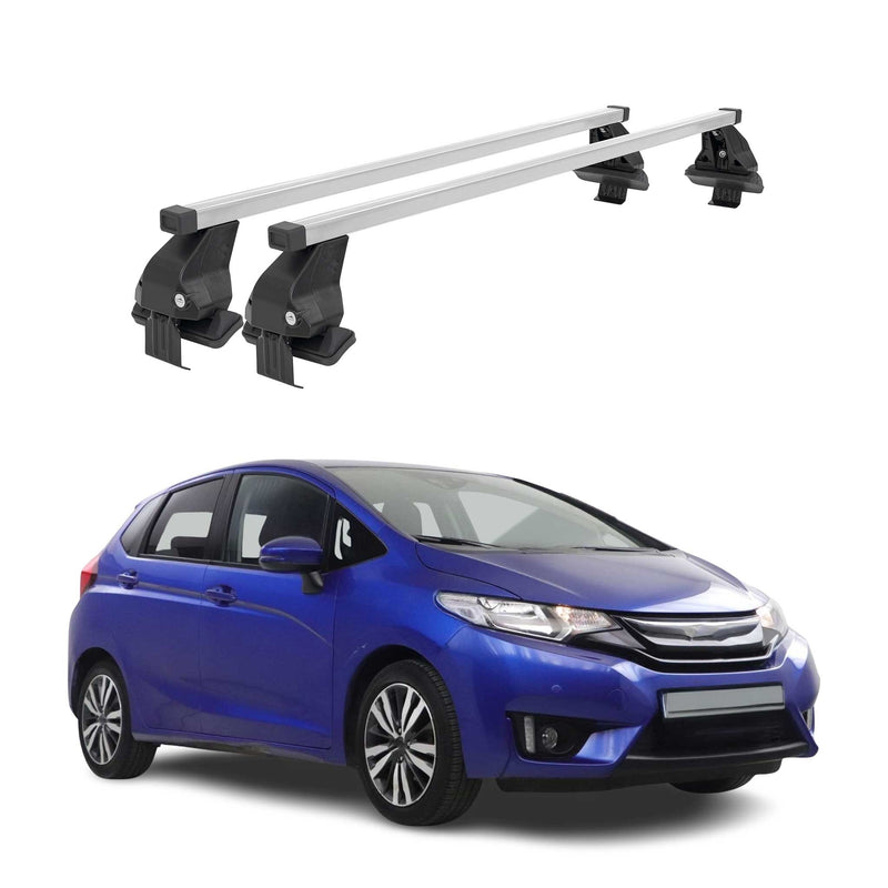 Barres de toit transversales pour Honda Jazz 2020-2024 Acier Gris