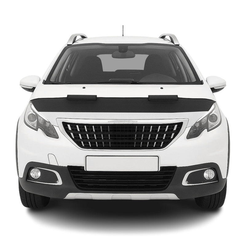 Protège Capot pour Peugeot 2008 2017-2020 Masque de voiture vinyle Noir