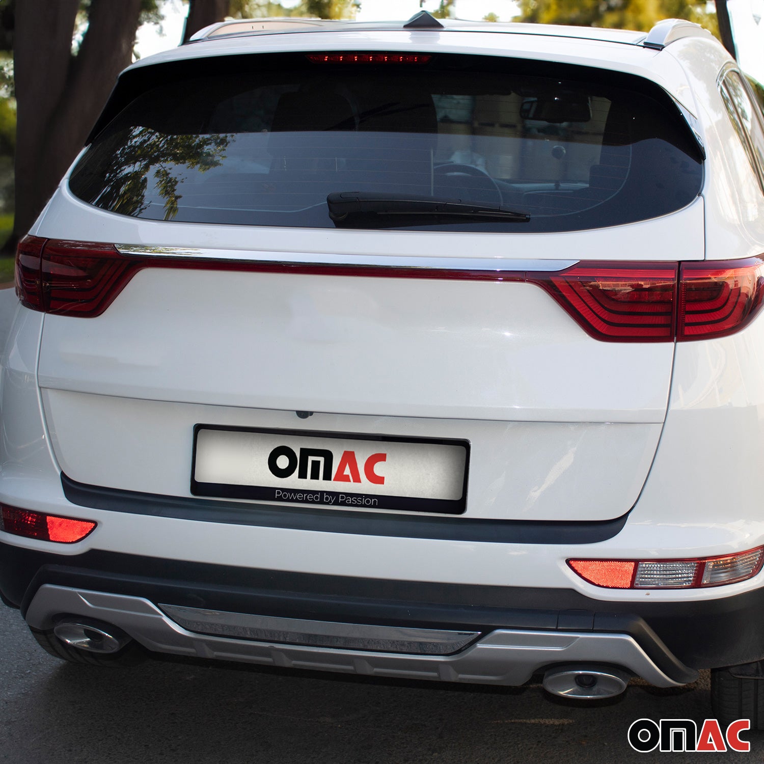 Protection de Pare-Chocs pour Kia Sportage mk4 QL 2018-2022 FL Acryl noir mat
