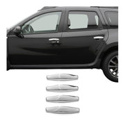 Couverture de poignée de porte pour Dacia Sandero 2008-2012 en Acier Inox 4Pcs