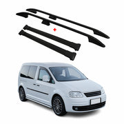 Kit Barres de toit pour VW Caddy 2003-2010 Alu Noir L2 Empattement Long 4x
