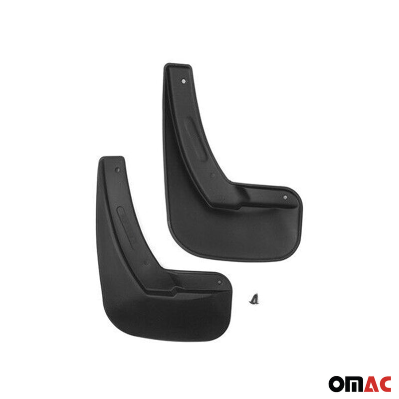 Bavettes Garde Boue pour Renault Sandero Stepway 2010-2012 Avant&Arrière Noir 4x