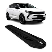 Marchepieds Latéraux pédale pour Opel Antara 2016-2024 Aluminium Noir 2Pcs