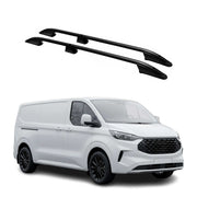 Barres de toit longitudinales pour Ford Transit Tourneo Custom 2023-2026 L1 Noir